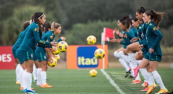 Seleção feminina estreia contra a Argentina em torneio nos Estados unidos