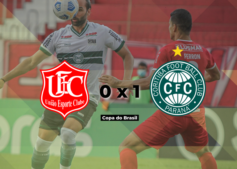Coritiba se classifica após ganhar do União Rondonópolis pela Copa do Brasil