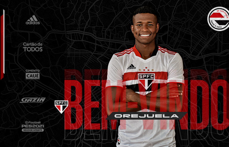 São Paulo anuncia a chegada de Orejuela