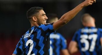 Inter de Milão pagará a primeira parcela correspondente a compra de Hakimi