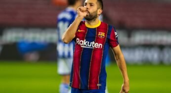 Jordi Alba não quer falar sobre sua aposentadoria