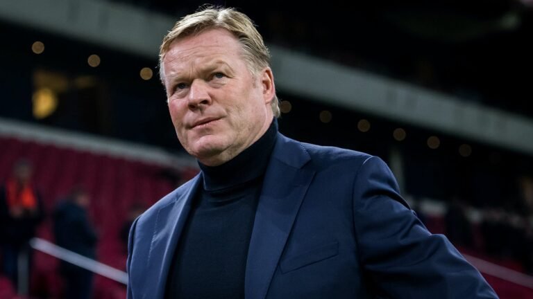 Ronald Koeman não quer a contratação de Aguero