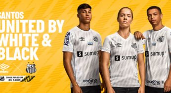 Novos mantos! Santos anuncia uniformes com temática de “raios”; confira