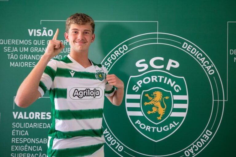 Cristiano Palamarchuk assina contrato com o Sporting