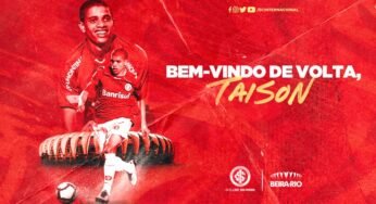 OFICIAL! Internacional anuncia a contratação de Taison