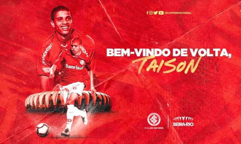 OFICIAL! Internacional anuncia a contratação de Taison