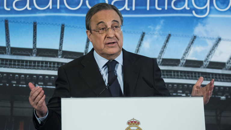 Oficial: Florentino Pérez é reeleito presidente do Real Madrid