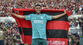 Promessa da base, Victor Hugo se despede do Flamengo