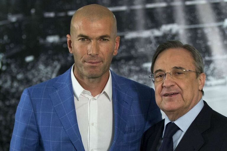 Florentino Pérez teme a saída de Zidane