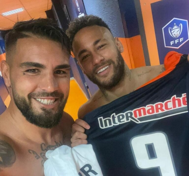 Neymar e antigo desafeto fazem as pazes na França
