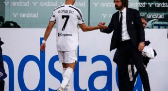 Pirlo diz que Cristiano Ronaldo ficou ‘feliz’ em ser substituído
