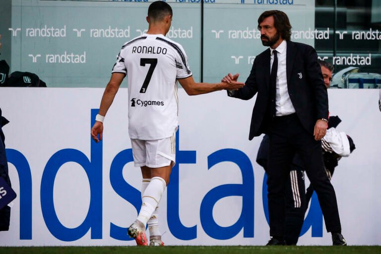 Pirlo diz que Cristiano Ronaldo ficou ‘feliz’ em ser substituído