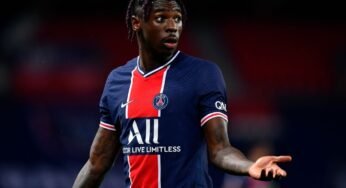 Na mira da Juventus, Moise Kean quer continuar no PSG