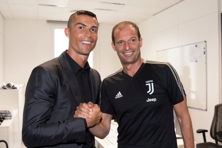 Retorno de Allegri à Juventus deixa a saída de Cristiano Ronaldo mais próxima