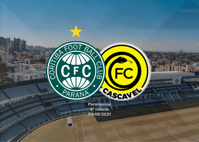 Coritiba recebe o FC Cascavel e busca a liderança no Paranaense