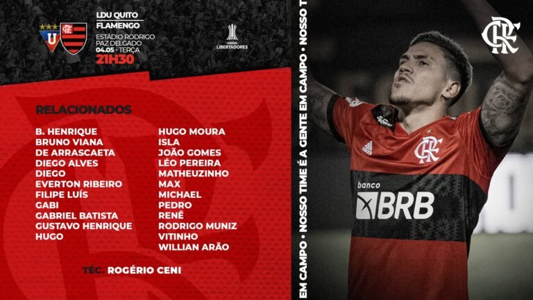 Foto: Divulgação / Flamengo
