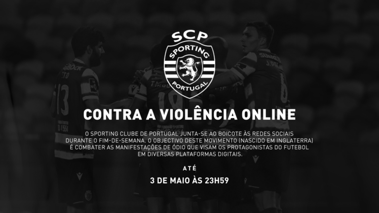 Sporting anuncia boicote às redes sociais como protesto contra o abuso online
