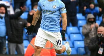 Agüero bate recorde de Wayne Rooney em sua última partida na Premier League