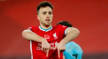 Diogo Jota está fora do restante da temporada