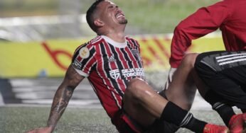 Luciano sofre lesão e pode desfalcar o São Paulo por até três semanas