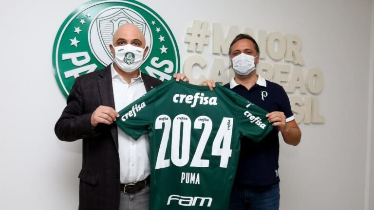 Palmeiras renova com a Puma até 2024