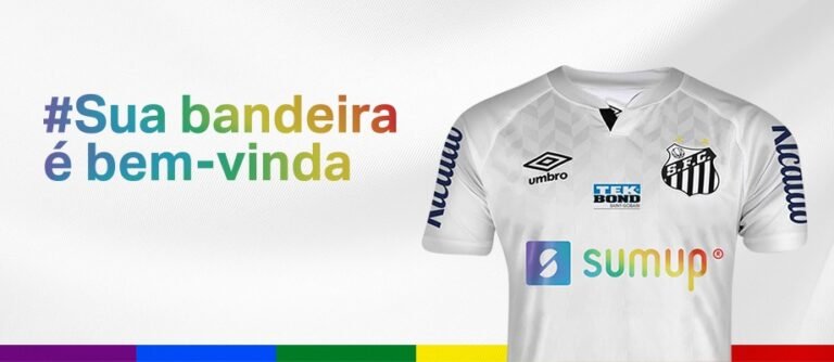 Orgulho LGBTQIAP+ terá apoio do Santos e SumUp em ação
