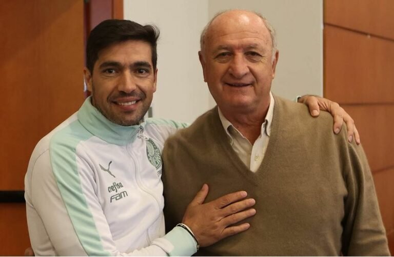 Palmeiras recebe visita de Felipão, antes do confronto com o Juventude