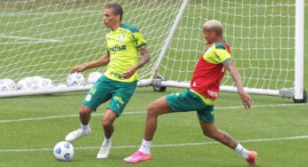 Deyverson faz primeiro treino no CT do Palmeiras