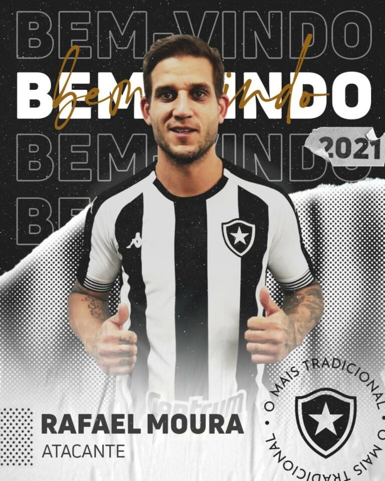 Rafael Moura é anunciado oficialmente pelo Botafogo