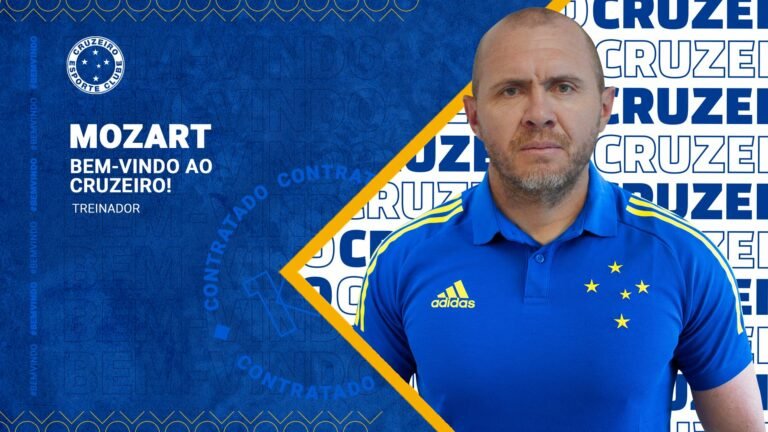 Oficial: Mozart Santos é o novo técnico do Cruzeiro