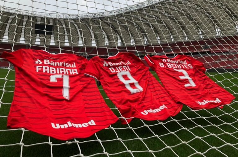 Jogadoras do Internacional terão seus nomes nas camisas pela primeira vez