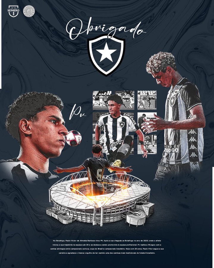 Paulo Victor se despede do Botafogo: “Amor eterno por esse clube”