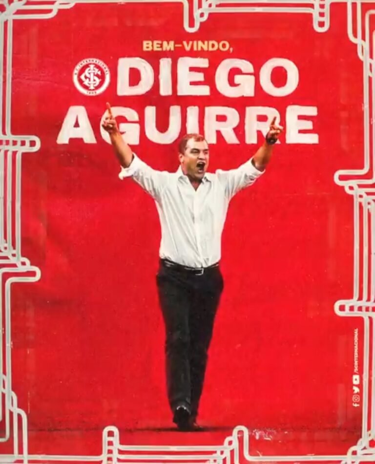 Internacional anuncia Diego Aguirre como novo técnico