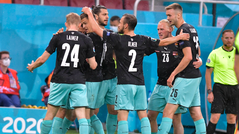 Áustria sofre, mas confirma o favoritismo e vence a Macedônia do Norte pela Eurocopa