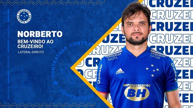 Cruzeiro anuncia a contratação de lateral Norberto