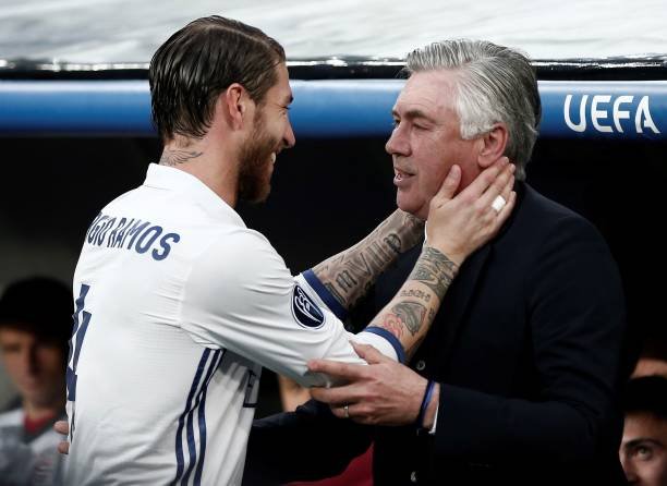 Carlo Ancelotti fala sobre Sergio Ramos: “Ele terá que discutir a renovação”