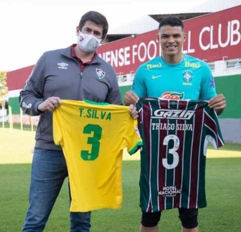 Será? Fluminense busca investidores para repatriar Thiago Silva, diz site