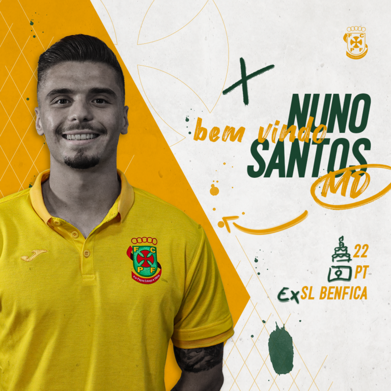 Oficial: Benfica empresta Nuno Santos ao Paços de Ferreira