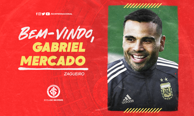 Internacional anuncia a contratação de Gabriel Mercado