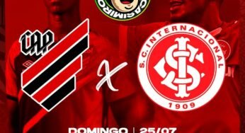 Athletico-PR x Internacional será transmitido em plataforma de streaming