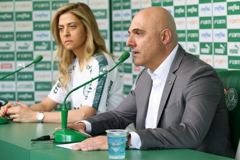 Leila Pereira ainda não tem concorrente para a disputa pela presidência do Palmeiras