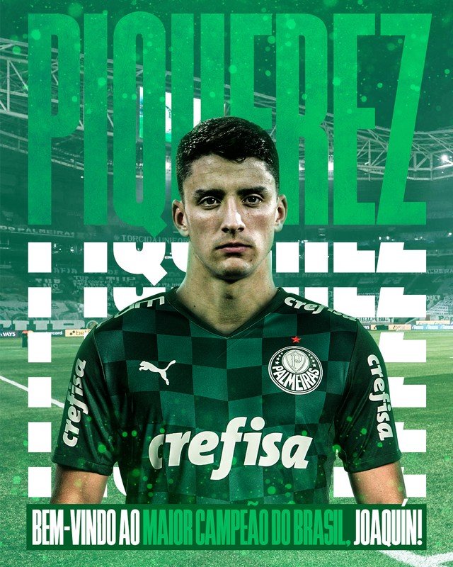 Piquerez é oficializado como jogador do Palmeiras