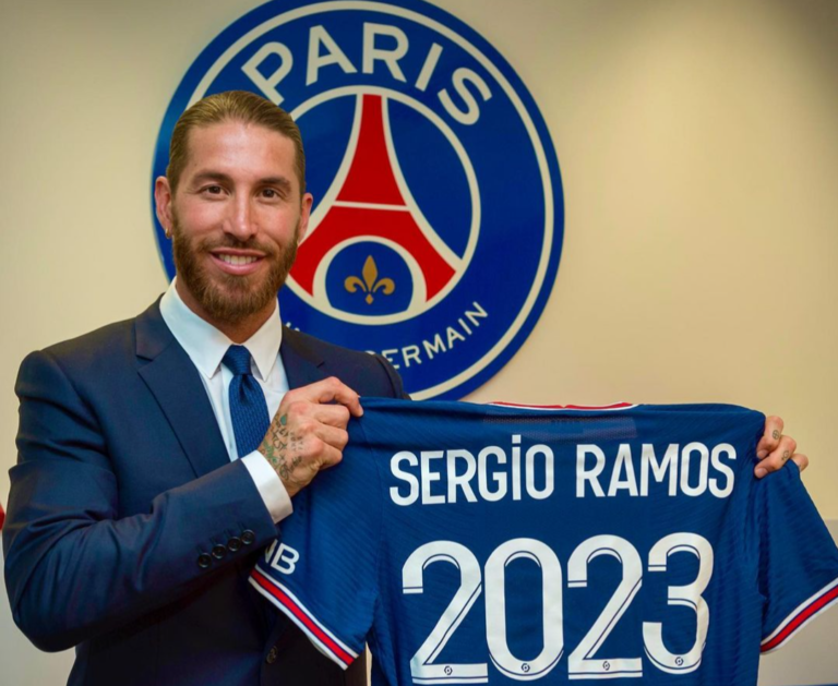 Oficial: PSG anuncia a contratação de Sergio Ramos
