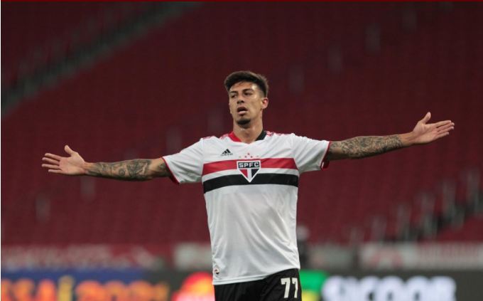 Rigoni, do São Paulo, destaca dificuldade em jogar contra o Everton