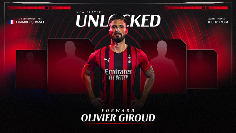 Oficial: Milan anuncia contratação de Olivier Giroud