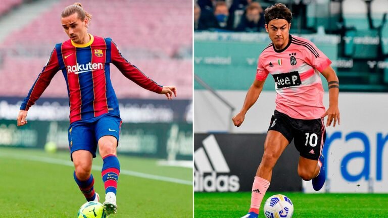 Barcelona avalia troca entre Griezmann e Dybala com a Juventus