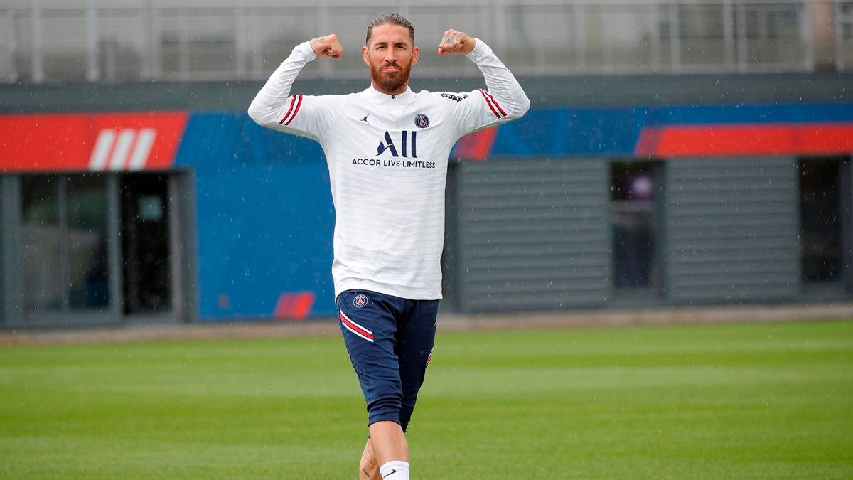 Com lesão na coxa, Sergio Ramos pode desfalcar PSG por dois meses