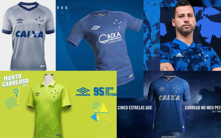 Relembre as últimas cinco camisas III do Cruzeiro
