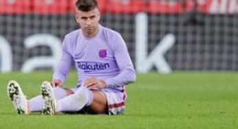 Piqué sofre lesão na panturrilha e pode desfalcar o Barcelona nos próximos jogos