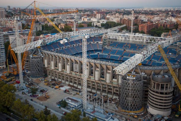 Ainda em reformas, Real Madrid voltará ao Santiago Bernabéu após mais de 500 dias